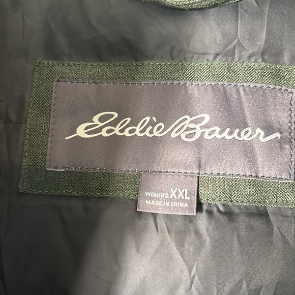 EDDIE BAUER WEATHEREDGE EB650 down WOMEN WINTER JACKET IN OLIVE GREEN SIZE XXL - Picture 3 of 14
